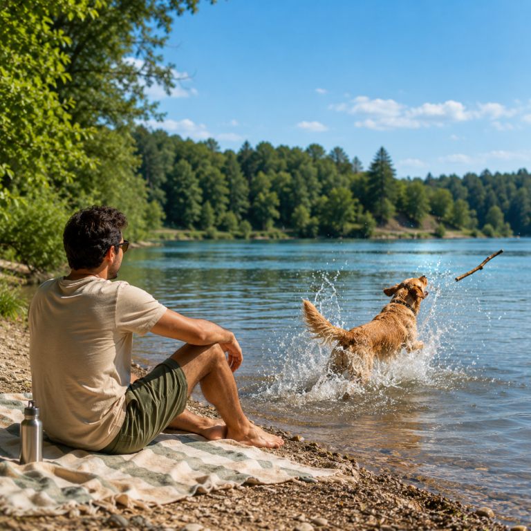 Badestellen-für-Hunde-in-der-Umgebung Orte, an denen du deinen vierbeinigen Freund gut baden lassen kannst!